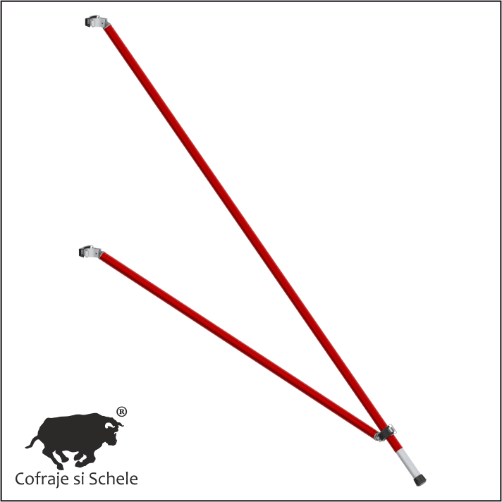 Stabilizator triunghiular Easy-Lock® RS5 rosu