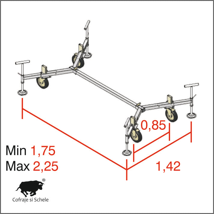 Baza schela aluminiu Ulysse