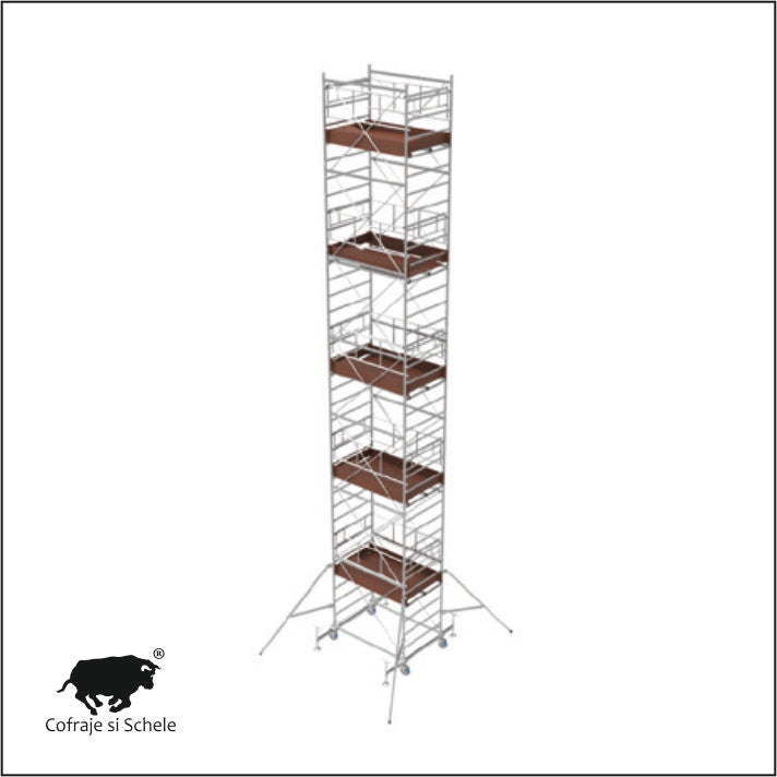 SCHELA otel SYSTEM EN1004-1 11m inaltime