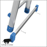 Scara telescopica multifunctionala EQU55, 5,20m EN131