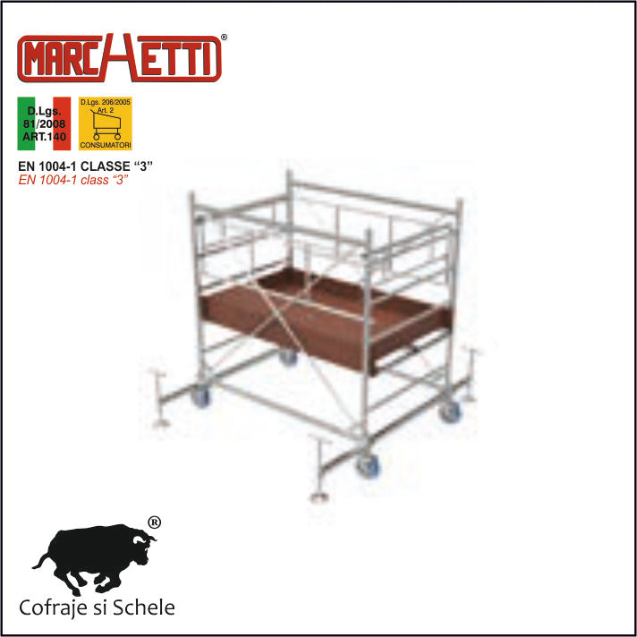 Schela Mobila din Otel SYSTEM 120x180 2m inaltime
