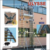 Schela aluminiu ULYSSE 2,05m inaltime EN1004-1