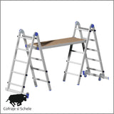 Schela aluminiu multifunctionala TEAM