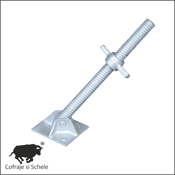 TALPA REGLABILA INCLINATA Ø38x520mm