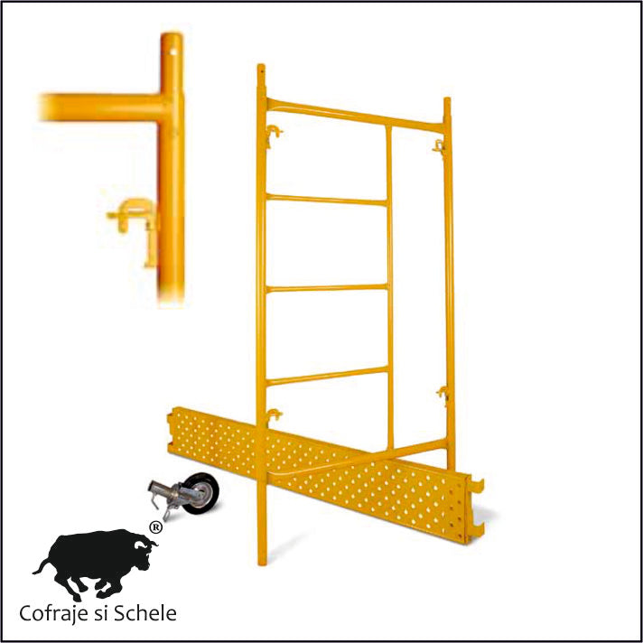 Cadru Schela Metalica Traditionala Ranforsata 2x1m