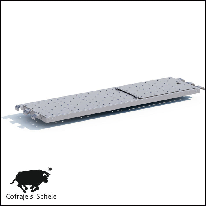 Podina cu trapa schela italiana 1800x500mm de dreapta