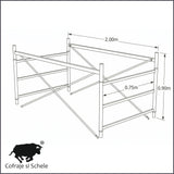 Turn de Schela Optional 0,90 m SYSTEM 75x200