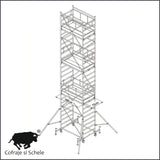 Schela Mobila Otel SYSTEM 75x180 Inaltime de Lucru 8,80m