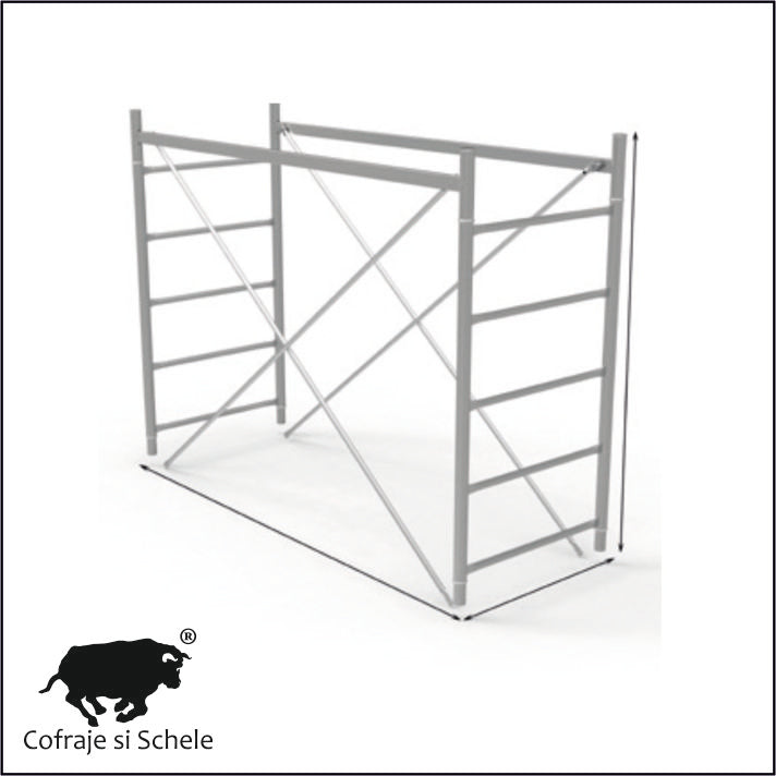 Turn de Schela otel zincat 1,50m SYSTEM 75x200