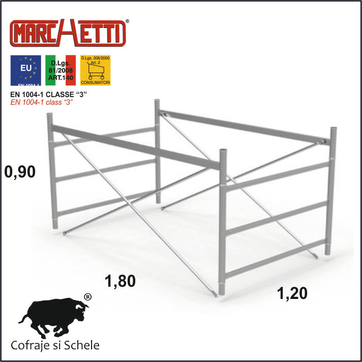 Turn de Schela Optional 0,90 m SYSTEM 120x180