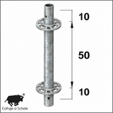 Montanti verticali fara conector 70cm Ringlock MP