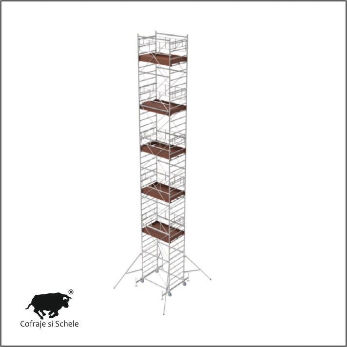 SCHELA otel SYSTEM EN1004-1 12,5m inaltime