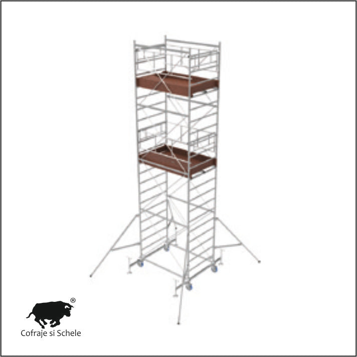 SCHELA otel SYSTEM EN1004-1 6,5m inaltime