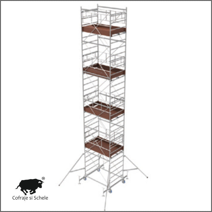 SCHELA otel SYSTEM EN1004-1 9,5m inaltime