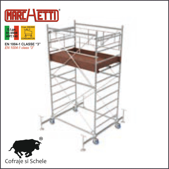 Schela Mobila din Otel SYSTEM 120x180 4.30m inaltime