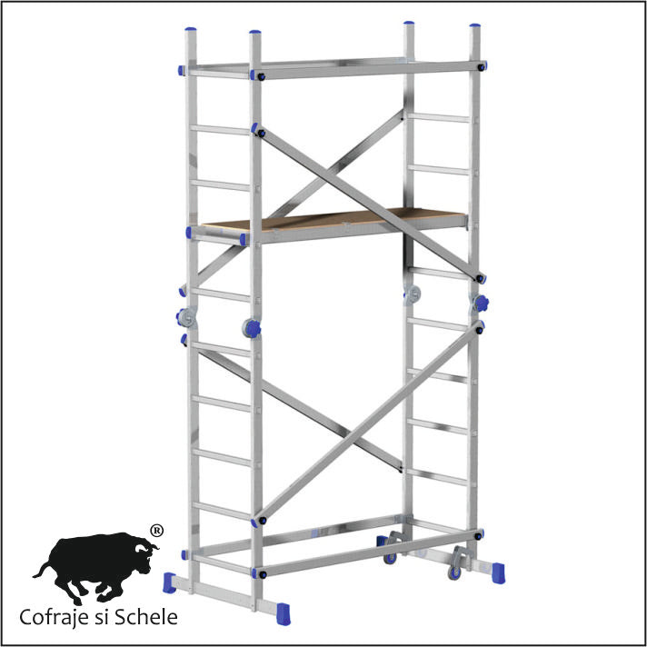 Schela aluminiu multifunctionala TEAM