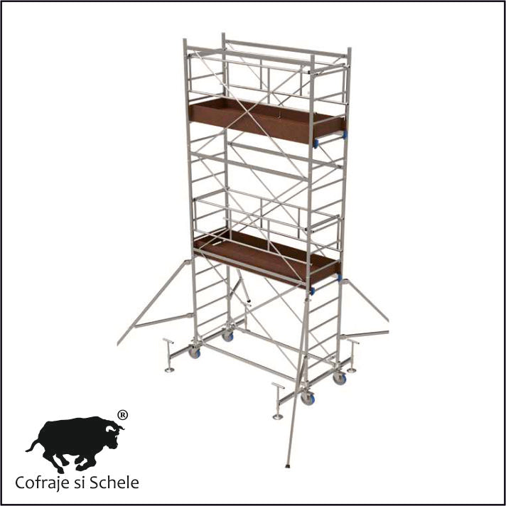 Schela Mobila Otel SYSTEM 75x180 Inaltime de Lucru 7,30m