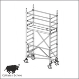 Schela Mobila Aluminiu Tip 70/2-180S 4.65m Inaltime