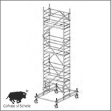 Schela Mobila Aluminiu Tip 70/5-180S 7.65m Inaltime
