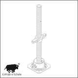 Baza reglabila inclinabila schela multidirectionala H63cm
