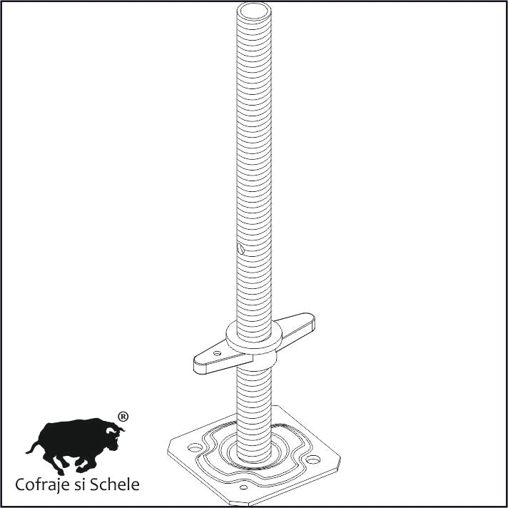 Baza reglabila schela multidirectionala H66cm