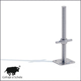 Baza reglabila zincata H33cm