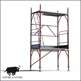 Orizontale schela Mercury 1,80m zincate