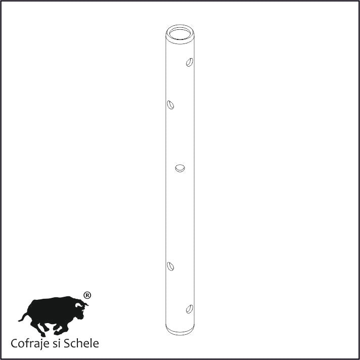 Conector vertical schela multidirectionala 38mm L485mm