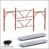 Modul schela vopsita Mercury garduri podina dubla/modul