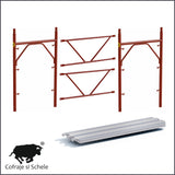 Modul schela vopsita Mercury garduri o podina/ modul
