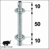 Montant vertical Ringlock MP fara conector H70cm