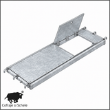 Podina cu trapa aluminiu 66x180cm schela multidirectionala