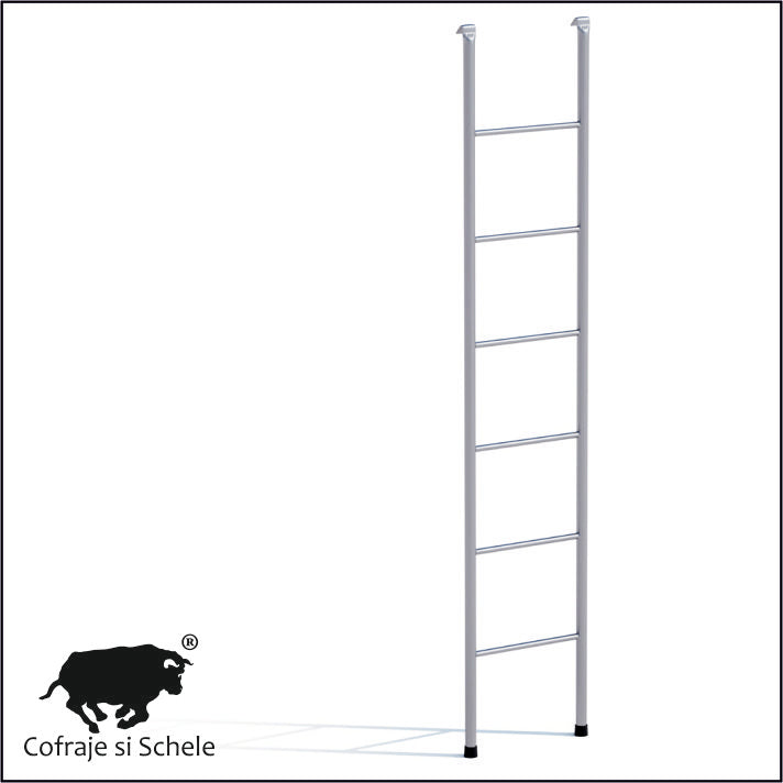Scari zincate pentru podine cu trapa schela multidirectionala