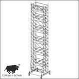 Schela Mobila Aluminiu Tip 150/11S 13.65m Inaltime