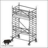 Schela Mobila Aluminiu Tip 150/3S 5.25m Inaltime