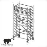 Schela Mobila Aluminiu Tip 150/4S 6.25m Inaltime