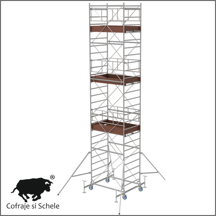 SCHELA MOBILA SYSTEM 120x200 EN1004-1 8m inaltime