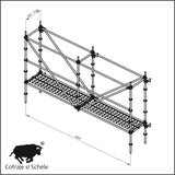Diagonala verticala Ringlock MP schela multidirectionala 180x150cm