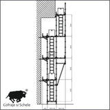 Diagonala verticala Ringlock MP schela multidirectionala 180x150cm