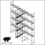 Diagonala verticala Ringlock MP schela multidirectionala 300x200cm