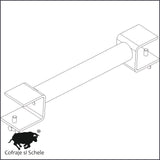 Traversa intermediara Ringlock MP intre podina si podina 66cm