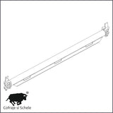 Traversa ranforsata multidirectionala 115cm Ringlock MP